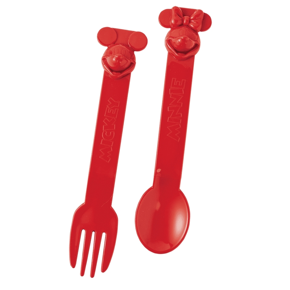 Tupperware Mickey and Minnie Kid Cutlery
